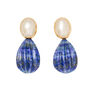 Carved teardrop earrings by Carousel Jewels